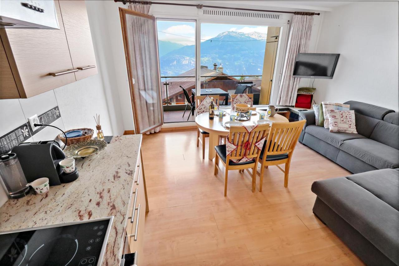 Chaleureux Avec Magnifique Vue Crans-Montana