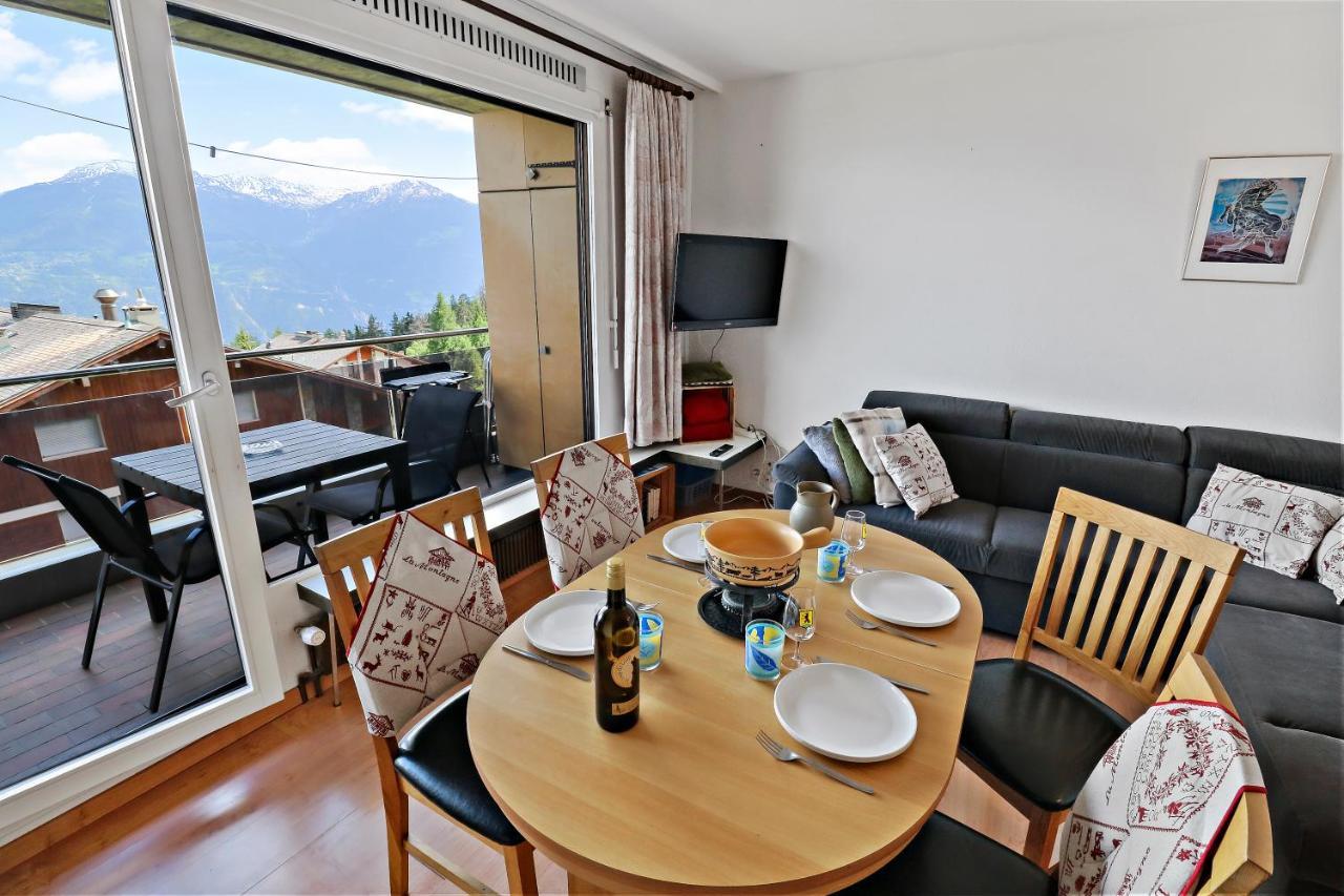 Chaleureux Avec Magnifique Vue Apartmán Crans-Montana